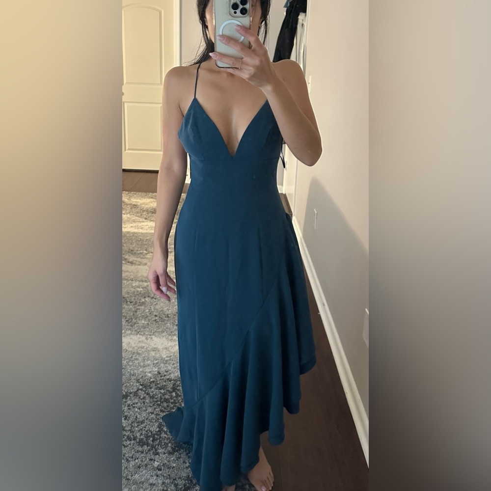 C/MEO Collective Blue dark teal gown